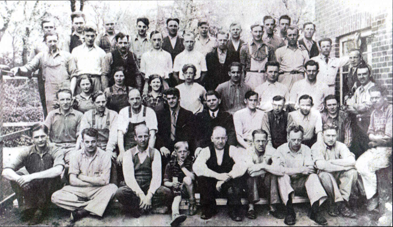 Personalet ved Omann Jun i 1938