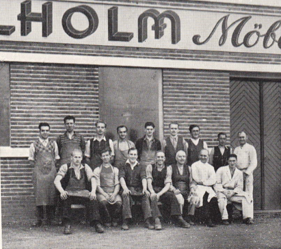 Personalet på Ølholm Bygade i 1942